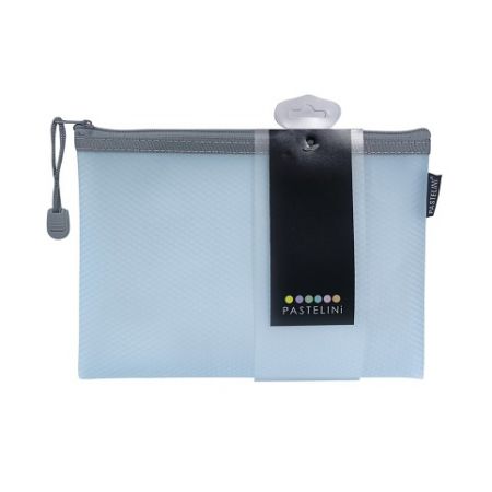 Obálka se zipem sítovaná A5 PASTELINI modrá