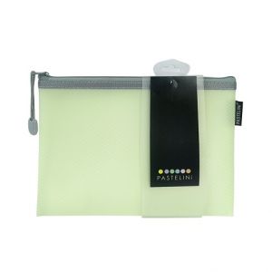 Obálka se zipem sítovaná A5 PASTELINI zelená