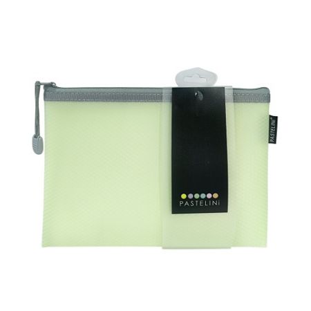 Obálka se zipem sítovaná A5 PASTELINI zelená