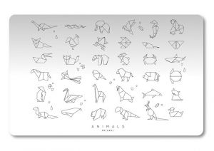 Podložka na stůl PP 60x45cm Origami animals