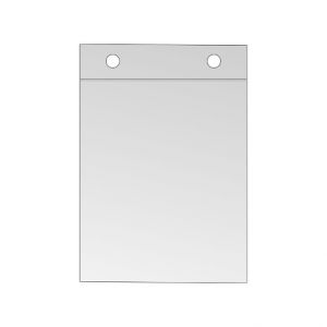 Obal na stravenky 120mic. 11,2cm x 16,5cm x 0,5cm - 100 kusů