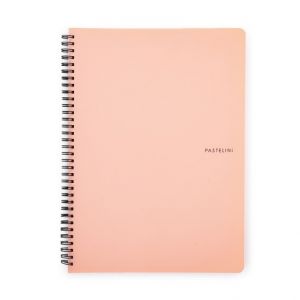 Twin wire blok A4 PP PASTELINI meruňková