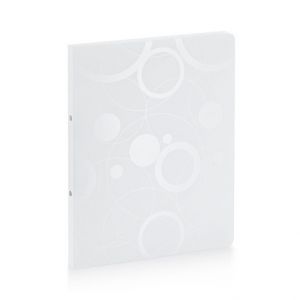 Pořadač PP A4 2kr. Black and White bílá