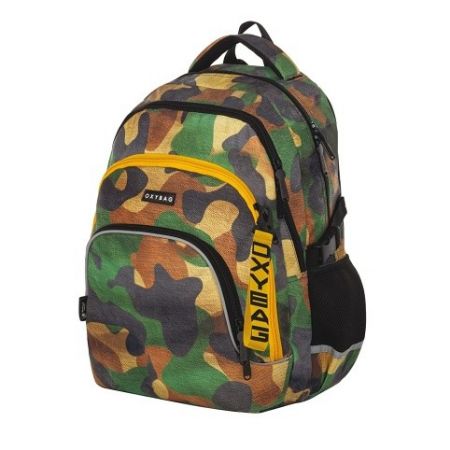 Studentský batoh OXY SCOOLER Camo