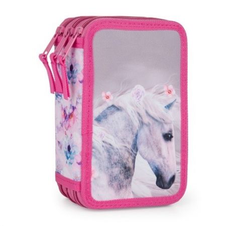 Penál 3 p. prázdný kůň romantic