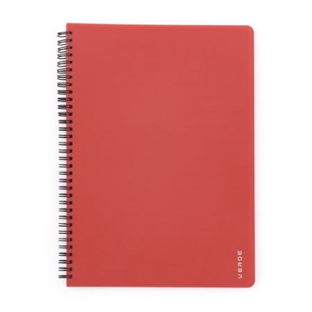 Twin wire blok A4 PP VERDE cihlová