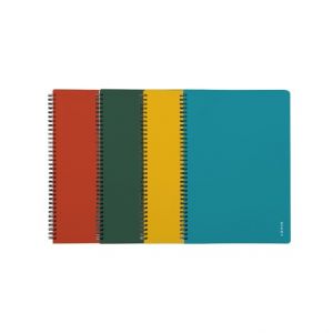 Twin wire blok A5 PP VERDE assort