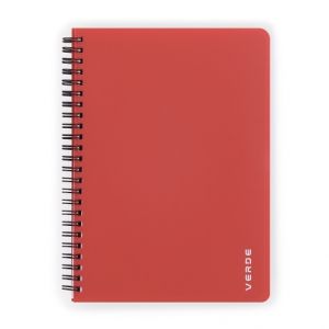 Twin wire blok A5 PP VERDE cihlová