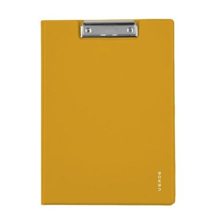 Dvojdeska A4 plast VERDE hořčice