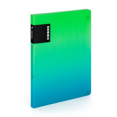 Pořadač PP A4 2kr. OMBRE zelená