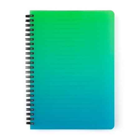 Twin wire blok A5 PP OMBRE zelená