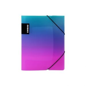 Sloha s gumou A4 PP OMBRE růžová