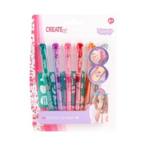 VONNÁ TETOVACÍ PERA blistr 6 KS + 2 šablony