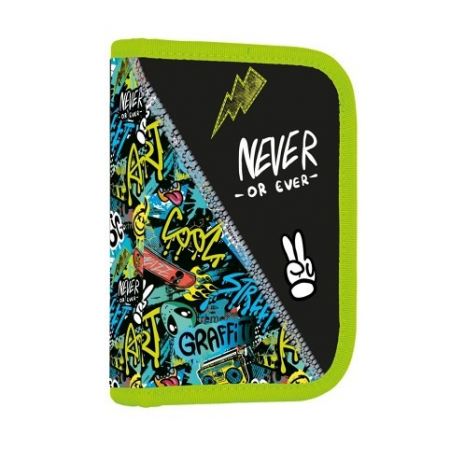 Penál 1 p. 2 chlopně, prázdný Funny Boy