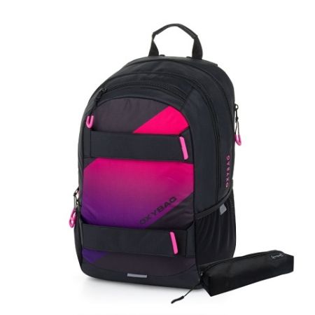 Studentský batoh + etue OXY Sport Ombre girl