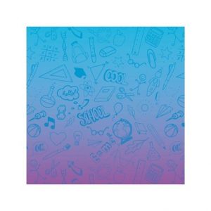 Ubrus do výtvarné výchovy 65x50cm BTS Ombre Girl