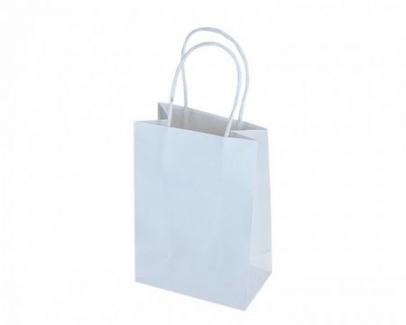 Taška papírová růžová 16cm/12cm/7cm 