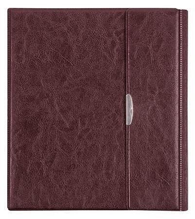 Konferenční desky, A4, koženka, PANTAPLAST "Optimus", tmavě červené