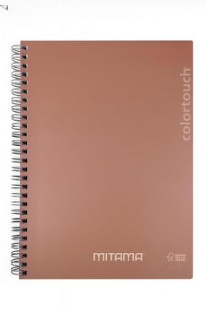 Spirálový sešit "i-Note", 18,5x24, linkovaný, 90 listů, lososová, MITAMA 62283-90201