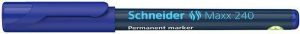 Permanentní popisovač "Maxx 240", modrá, 1-2mm, kuželový hrot, SCHNEIDER