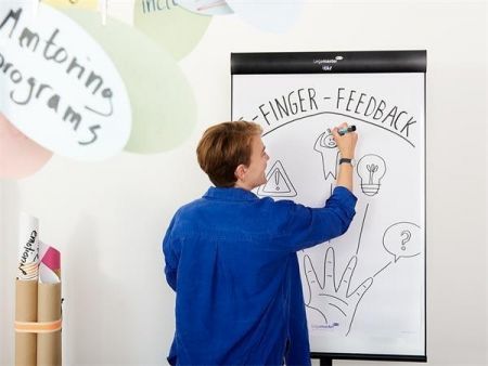 Popisovač na bílou tabuli a flipchart "380", mix barev, 1,5-3mm, kuželový hrot, 4ks/bal., 