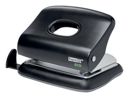 Děrovačka "ECO", černá, 20 lsitů, RAPID