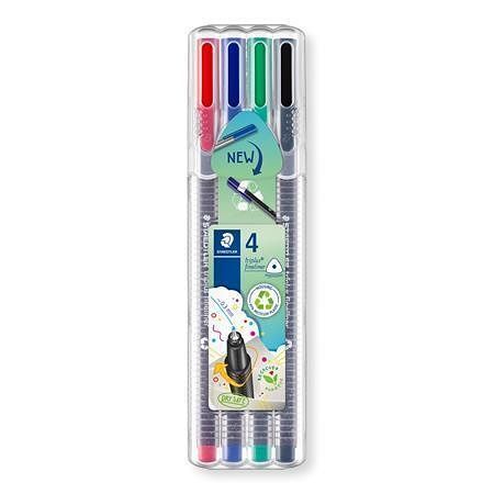 Liner "Triplus 334 Box" sada, 4 barvy, 0,3mm, STAEDTLER