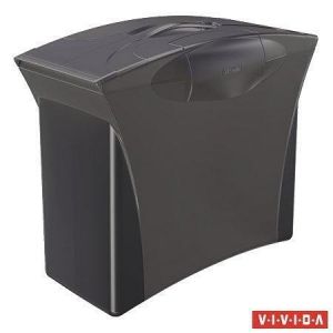 Zásobník na závěsné desky "Europost", 5 ks závěsných desek, Vivida černá, plast, ESSELTE