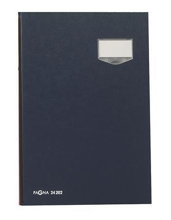Podpisová kniha, modrá, karton, A4, 20 listů, PAGNA 24202-02