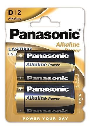 Baterie "Alkaline power", D 2 ks, PANASONIC 