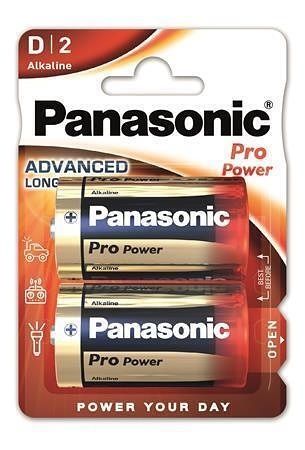 Baterie "Pro power", D 2 ks, PANASONIC 