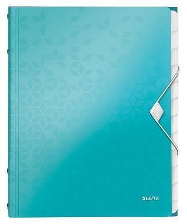 Třídicí kniha "Bebop", ledově modrá, 12 částí, A4, LEITZ
