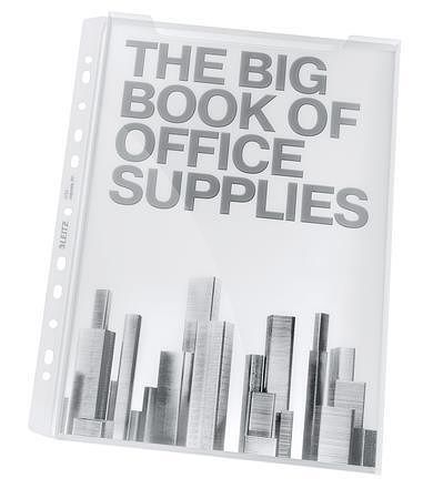 Kapsy s rozšiřitelnou kapacitou "Jumbo", čirá, A4, 180 mikron, 20 mm, LEITZ