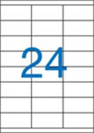 Etiketa, ILC, 70x35 mm, třířadé, 2400 ks/bal., VICTORIA