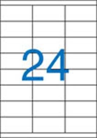 Etiketa, ILC, 70x35 mm, třířadé, 2400 ks/bal., VICTORIA