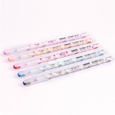 Kuličkové pero "Biboni", modrá, 0,3 mm, s uzávěrem, 50 ks, FLEXOFFICE FO-052