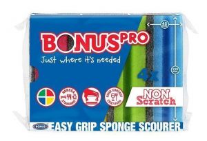 Houba na nádobí, mix barev, tvarovaná, extra velká, 4 ks, BONUS B118