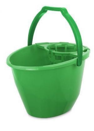 Kbelík na mytí podlahy se ždímacím košem, zelená, 11 l, BONUS B099