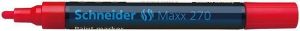 Permanentní lakový popisovač "Maxx 270", červená, 1-3mm, SCHNEIDER