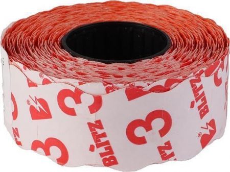 Cenové etikety, oranžová, 22 x 16 mm, BLITZ