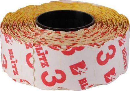 Cenové etikety, žlutá, 22 x 16 mm, BLITZ