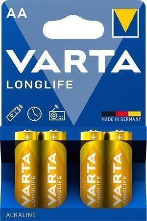 Baterie, AA (tužková), 4 ks, VARTA "Longlife Extra"