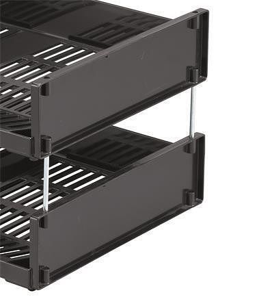 Adaptér k odkladači "Optimo", stříbrná, 4 ks, kovový, DURABLE 1700132001