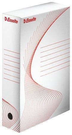 Archivační krabice "Boxy", bílá, 80 mm, A4, karton, ESSELTE