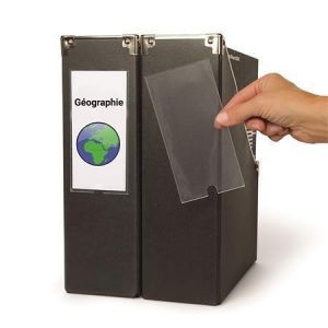 Kapsa, na hřbet šanonu, 55x150 mm, samolepicí, 3L