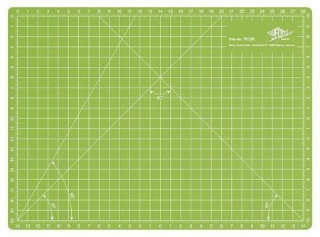 Řezací podložka "Comfortline", zelená, pro DIY, A4, WEDO