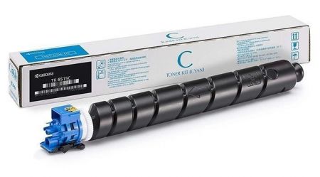 TK8515K Toner cartridge for TASKalfa 5052ci, 6052ci printers, KYOCERA, cyan, 20k