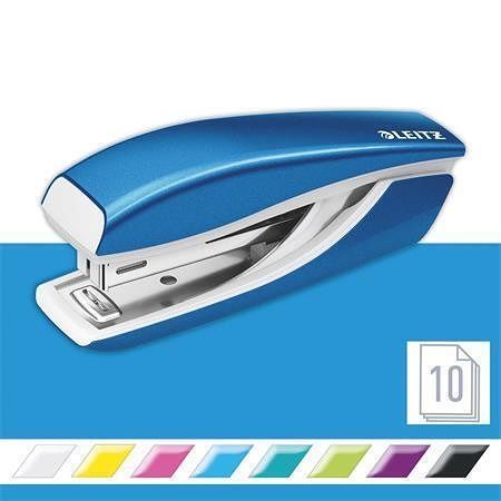 Sešívačka "Nexxt Wow 5528", modrá, mini, No.10, 10 listů, kov, LEITZ