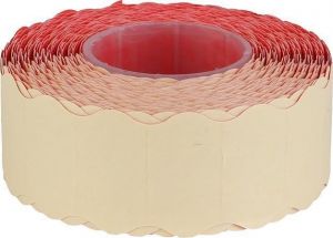 Cenové etikety, 22x12 mm, červené