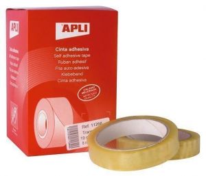 Lepicí páska, 19mm x 66m, APLI "Transparent"
